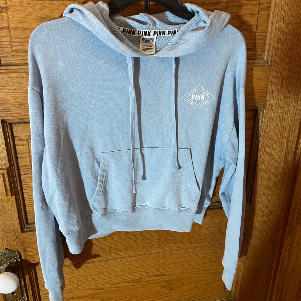 PINK cropped hoodie